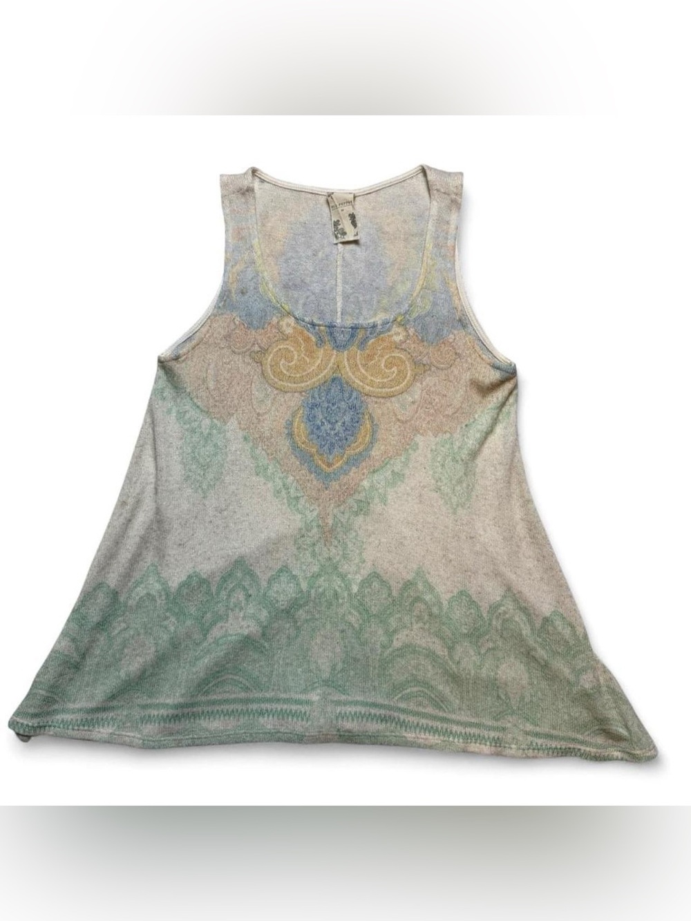 Blu Pepper Pastel Boho Sweater Tank Top Fairy Grunge Y2K Womens Size Medium